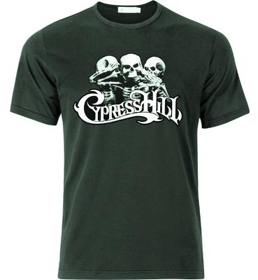Koszulka unisex Cypress Hill Skulls w kolorze czarnym