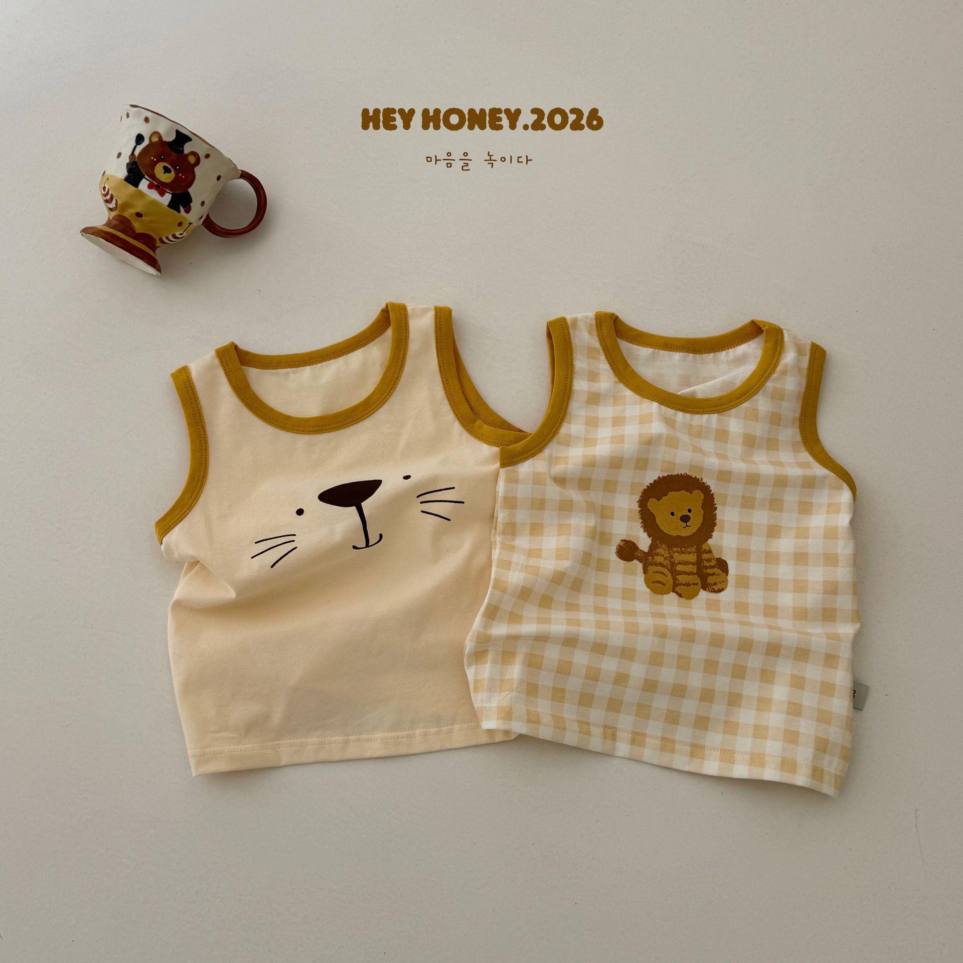Летний жилетный комплект для детей Heyhoney26 - Размеры Большой/Маленький - Мальчики и Девочки Size 130cm
