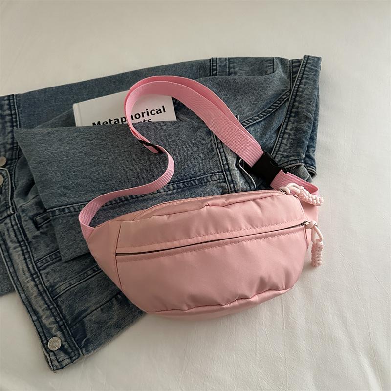 Niche Fanny Pack Casual Simple Shoulder Bag Simple Fashion Messenger Breast Bag Trendy Sports Bag