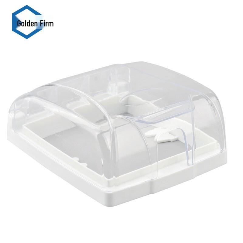 86-Type Transparent Self-Adhesive Waterproof Switch Cover (3-Pack) 86-Type