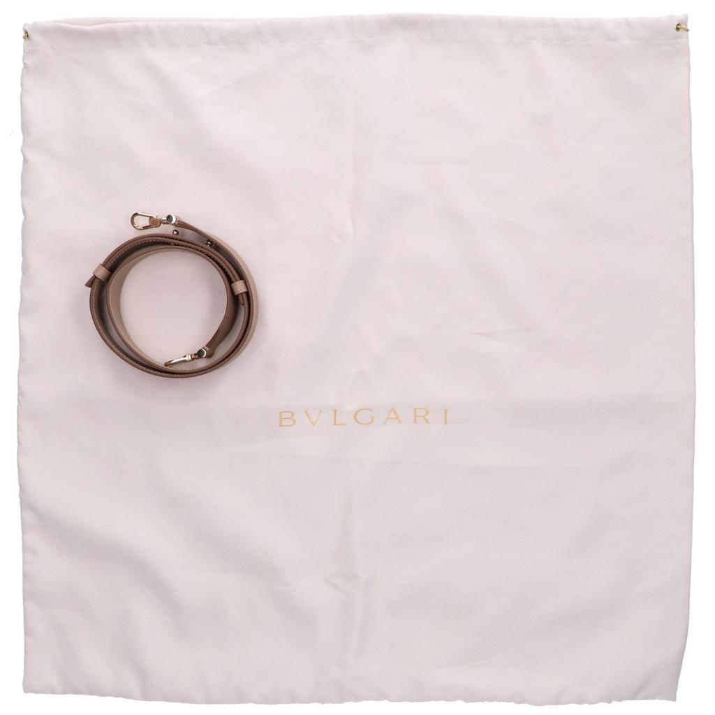 Bvlgari Japan-exclusive Color Bvlgari Logo 2-way Shoulder Bag Handbag Taupe QuartzUsed