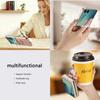 Cute Cat Paw Embossed Ring Holder Leather Phone Case for Samsung Galaxy Z Flip 8 7 FE 6 5 4 Shockproof Comfortable Grip Cover