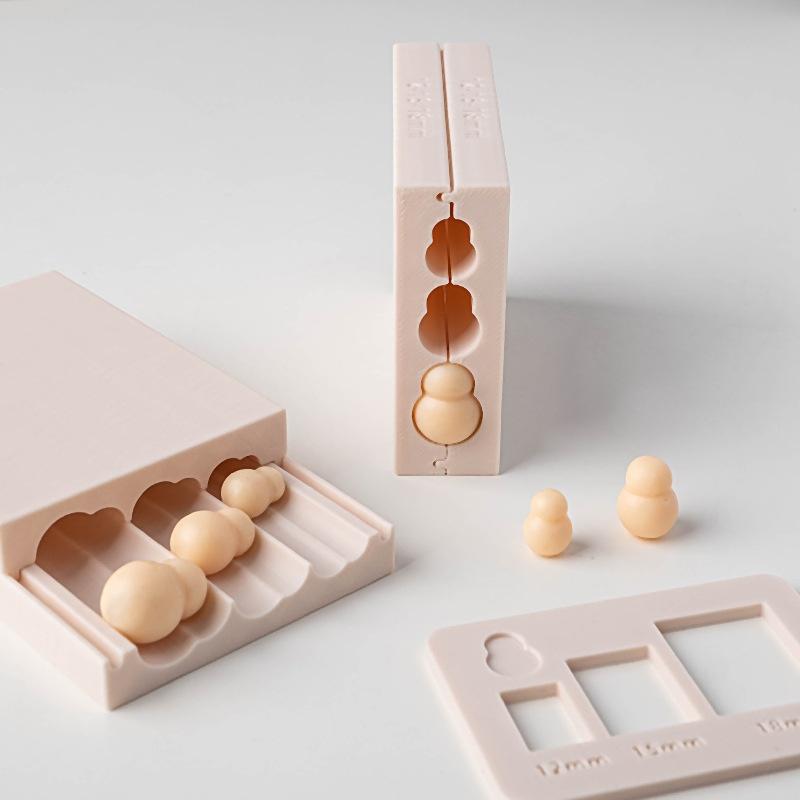 3D Egg Shaped Clay Mold Round Ball Forming Roller Polymer Clay Molding Handmade Craft Supplies Diy Jewelry Earrings Rapid Tool