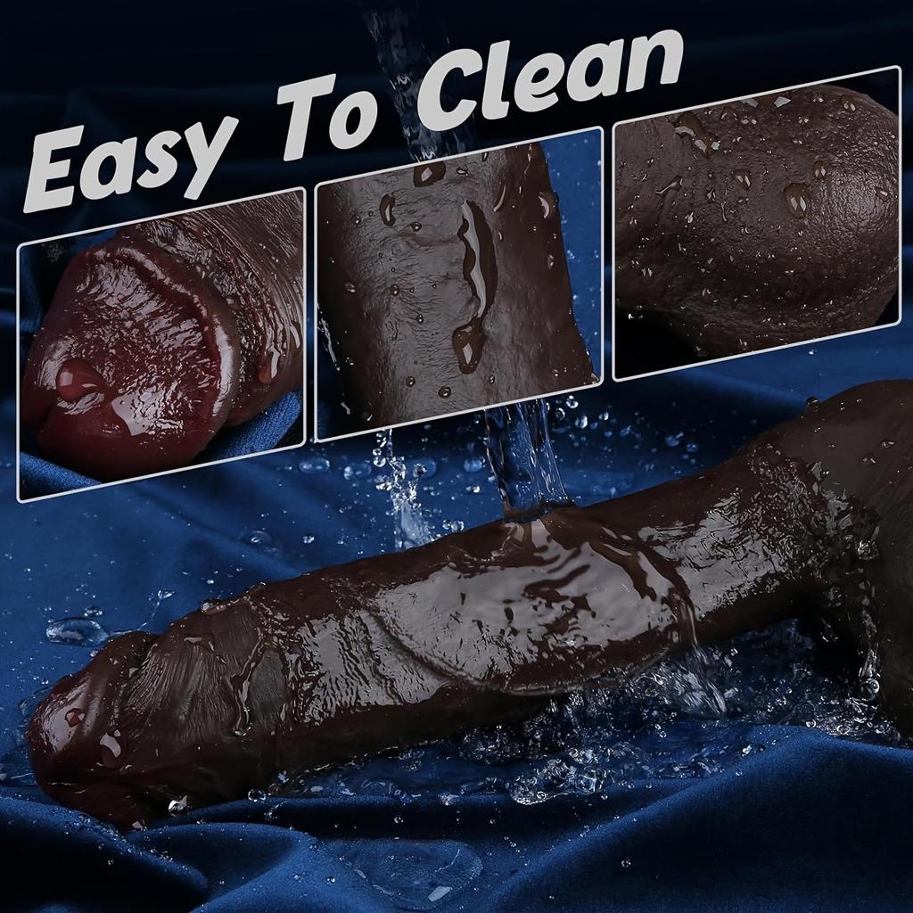 10.83 Inch Realistic Big Thick Dildo Sex Toy for Women,Lifelike Soft Silicone Anal Dildo with Strong Suction Cup,Realistic Fake Penis for Vagina Anal