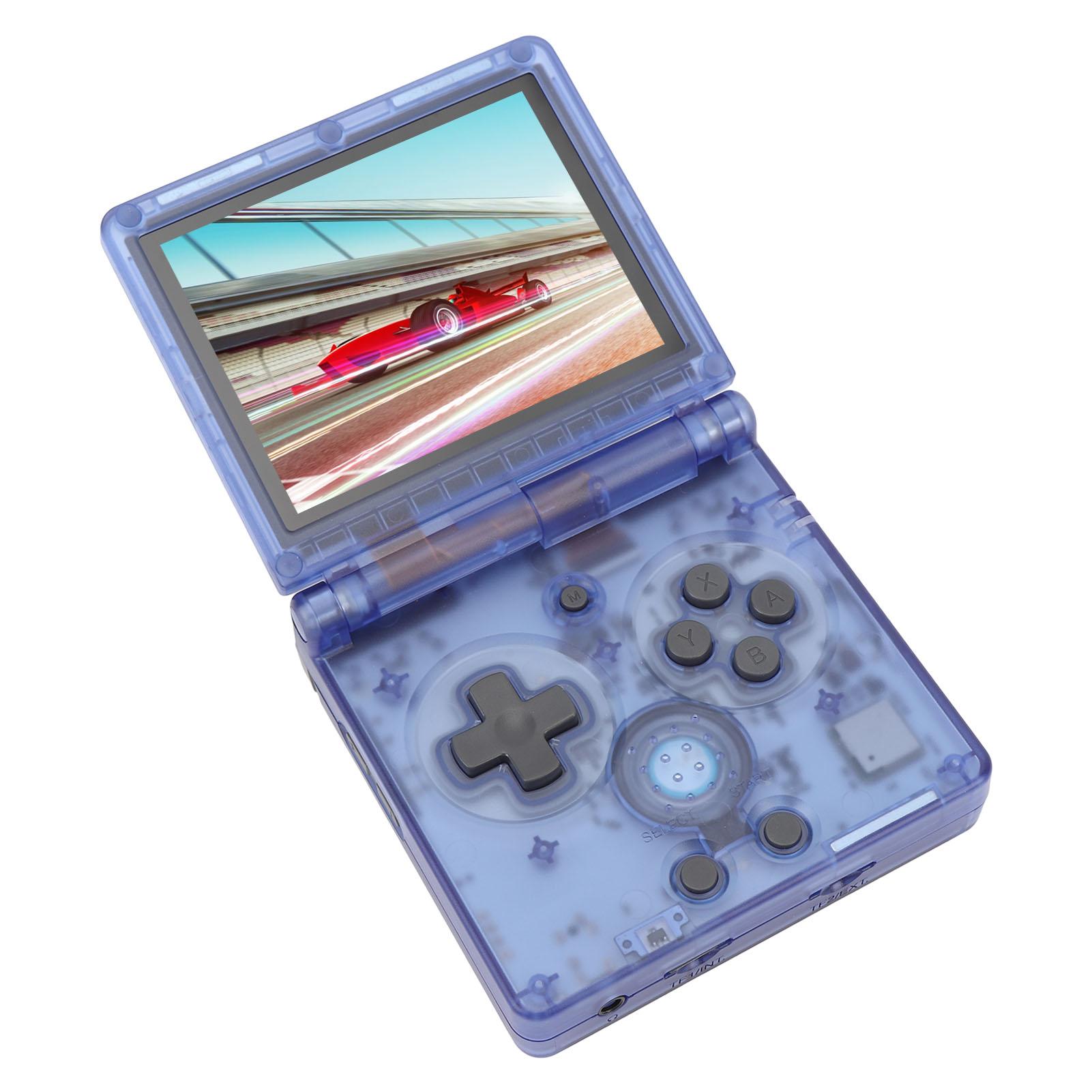 

Игровая консоль-раскладушка RG35XXSP 2.4G 5G WiFi BT 3.5-дюймовый IPS-дисплей ретро раскладной портативный игровой 64GB синий