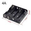 Shockproof 2/3/4/6/8 Slot LR06 Battery Holder Lightweight 2/3/4/6/8 Slots Container Battery Holder For Camping Equipment