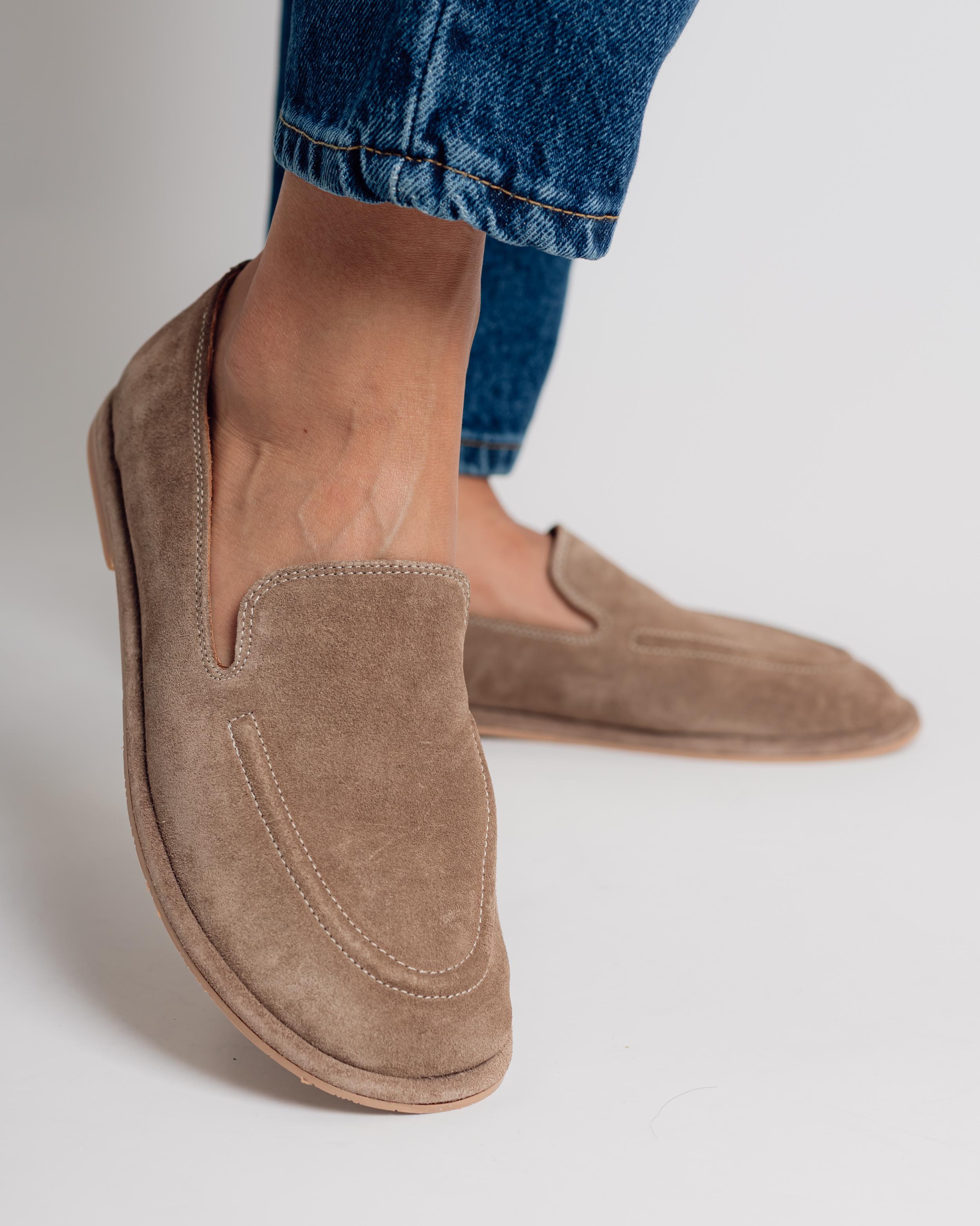 

Suede shoes Krula 38100 36 brown 40 коричневий