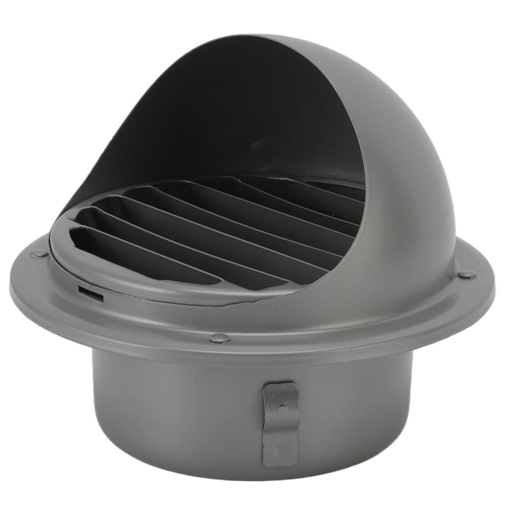 Runde Edelstahl-Lüftungsabdeckung mit Lamellen, wasserdicht, winddicht, Außenwand-Lüftungsauslass für