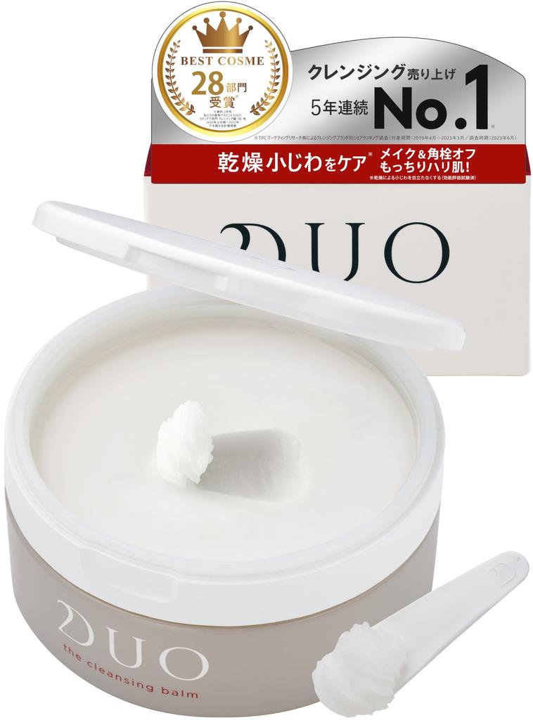 and firm DUO The Cleansing Balm 90g Moisturizing Pore care Makeup remover Facial cleanser No need for double cleansing duo duo [Aging care Firm