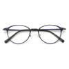 1144 Ultralight Tungsten-Carbon Plastic Myopia Eyeglass Frames for Men & Women - Small Oval Student Optical Glasses