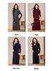 2026 Beaded Knit Sweater Dress - Women's Mid-Length Autumn Winter Solid Color Vest Dress