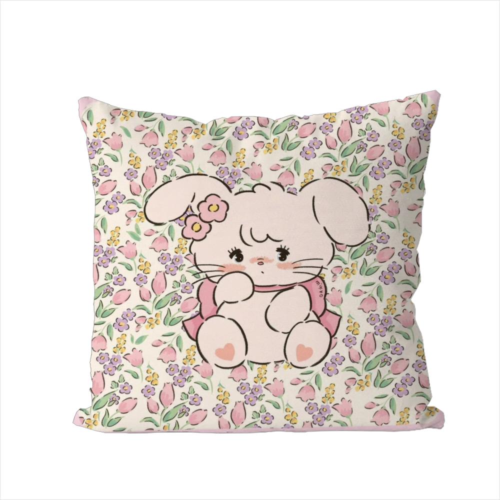 Mikko Illustrations Pillow Case For Car Sofa Decorative Home Doublesided Print Plush Square Throw Pillow Cushion Cover