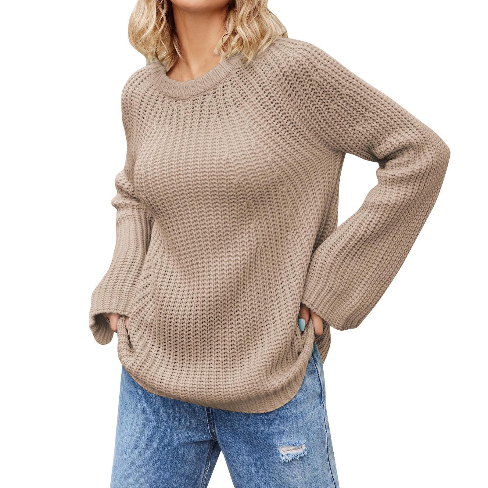 

Женская повседневная мода с принтом, длинный рукав, пуловер, рубашка, топы XL хаки