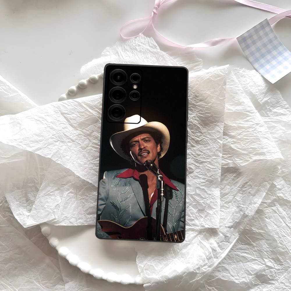 

B-Bruno M-Mars Singer Phone Case For Samsung S 24 Fe 25 Ultra Plus 20 Lite 21 30 22 23 24 22 Ultra 5G Fundas Samsung S30 Ultra 5G