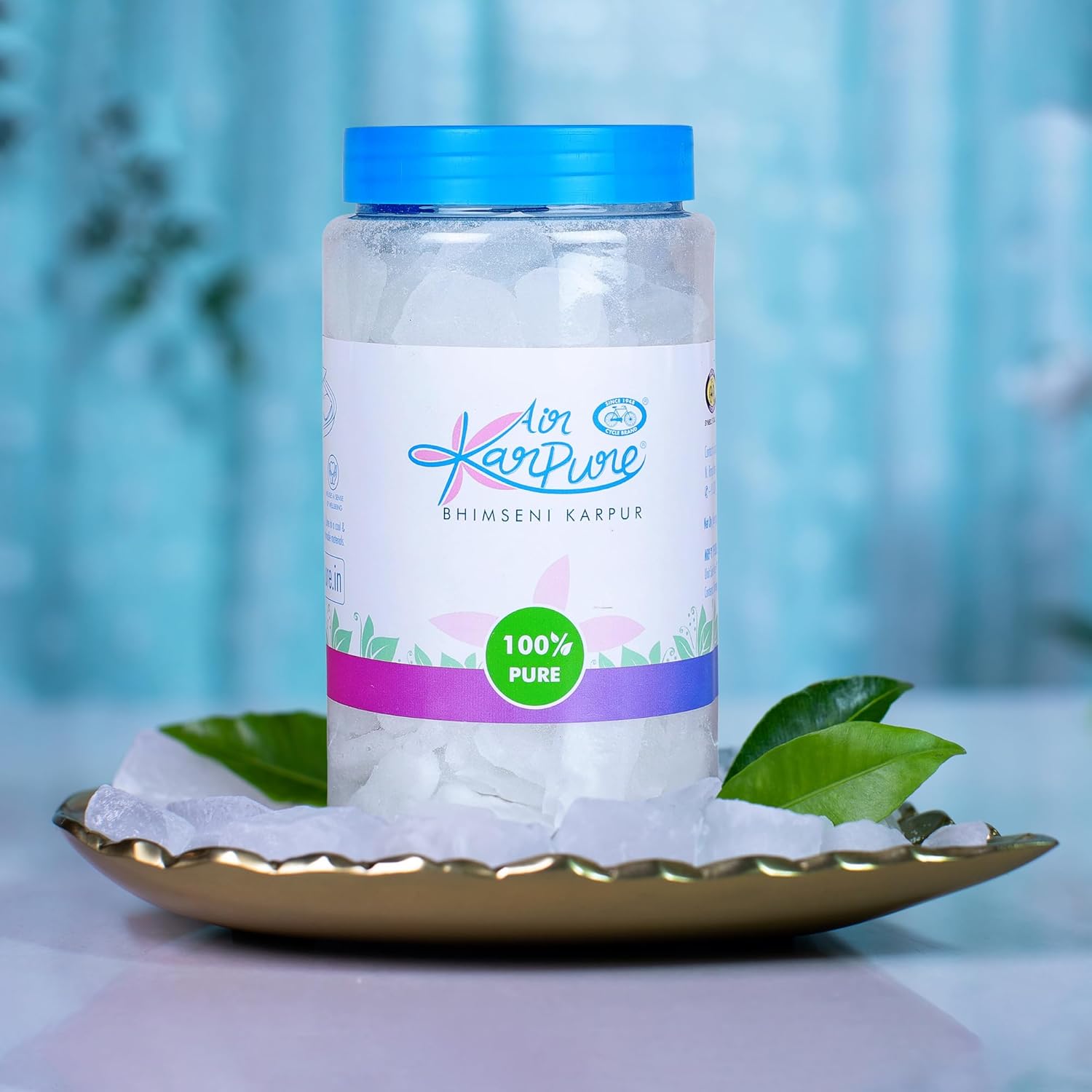 

Цикл Чистый Бхимсени Камфора Оригинал 500 г Упаковка из 1 для Пуджи Ритуалов и Долговечного Аромата