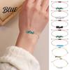 Vibrant Crystal Bracelet Gemstone Women Men Adjustable Braided Boho String