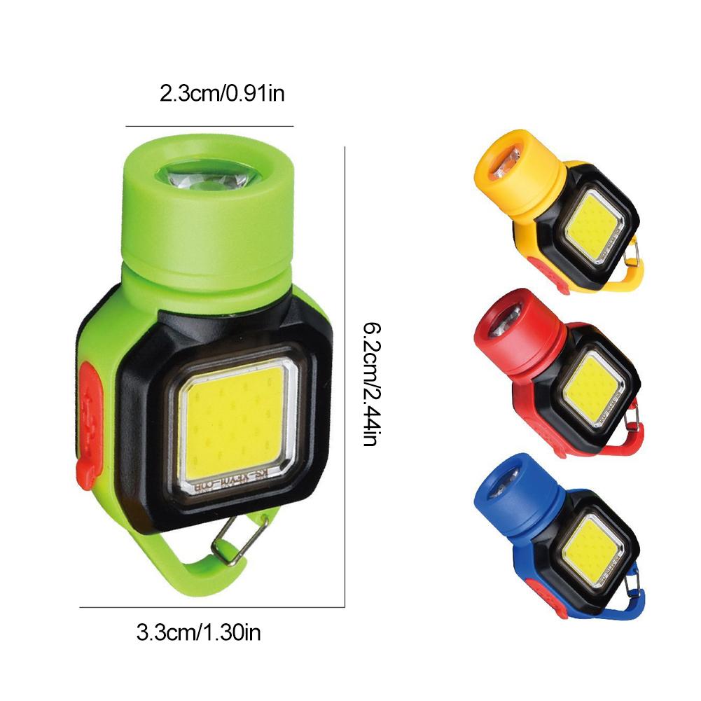 Mini USB Rechargeable Torch LED Light Flashlight Lamp Pocket Keychain Torch