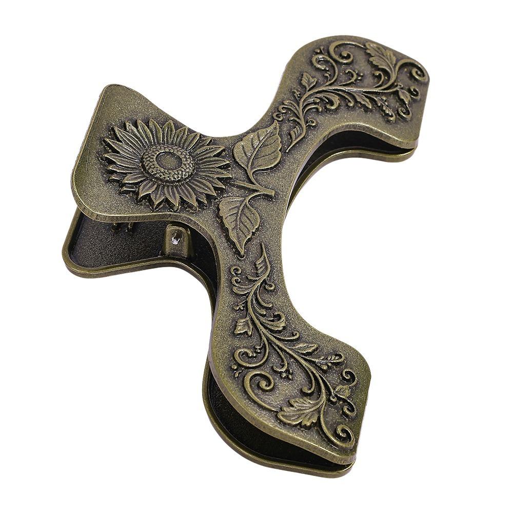 Zinc Zinc Zinc Alloy Metal Book Clips Exquisite Embossed Piano Sheet Music Folder  Decorating Journals