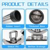 360° Adjustable Fishing Rod Holder – Deck Mount 316 Stainless Steel Rod Pod Rack With Protective Rubber, For Marine Boat Yacht (Mirror Polish)