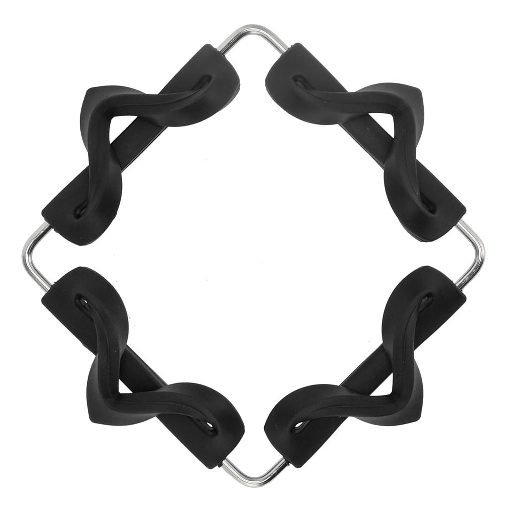 Silicone Trivet Mat Stainless Steel Hot Pot Holder NonSlip Coasters Heat Insulation Bowl Mats Foldable Table Pad Tableware Placemat for Hot Pans Bowls