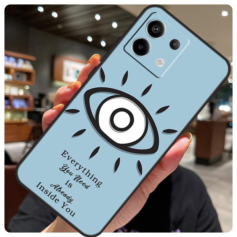 Big Eyes Cartoon Pattern Case For Xiaomi Redmi Note 14 10 11 12 13 15 Pro Plus Cover For Redmi 15 15C 14C 10C 12C 13C