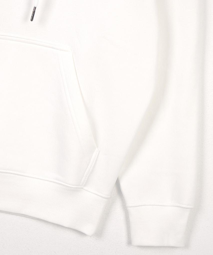 Astral System Oversized Wide Shoulder Hoodie_White