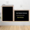 Hanging Wooden Frame Blackboard Menu Display for Coffee Shop or Restaurant