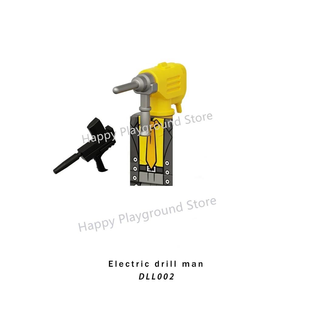 New Skibidi Toilet Man Anime Cartoon Bricks Dolls Figure Cameraman Speakerman TV Man Action Bricks Toy Figures Building Blocks