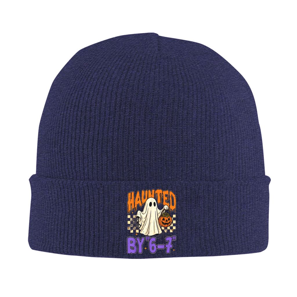 67 Meme Halloween Haunted Bonnet Hats Beanie Hats Spring Custom Knit Hat Cool Men Women Hippie Warm Soft Cap