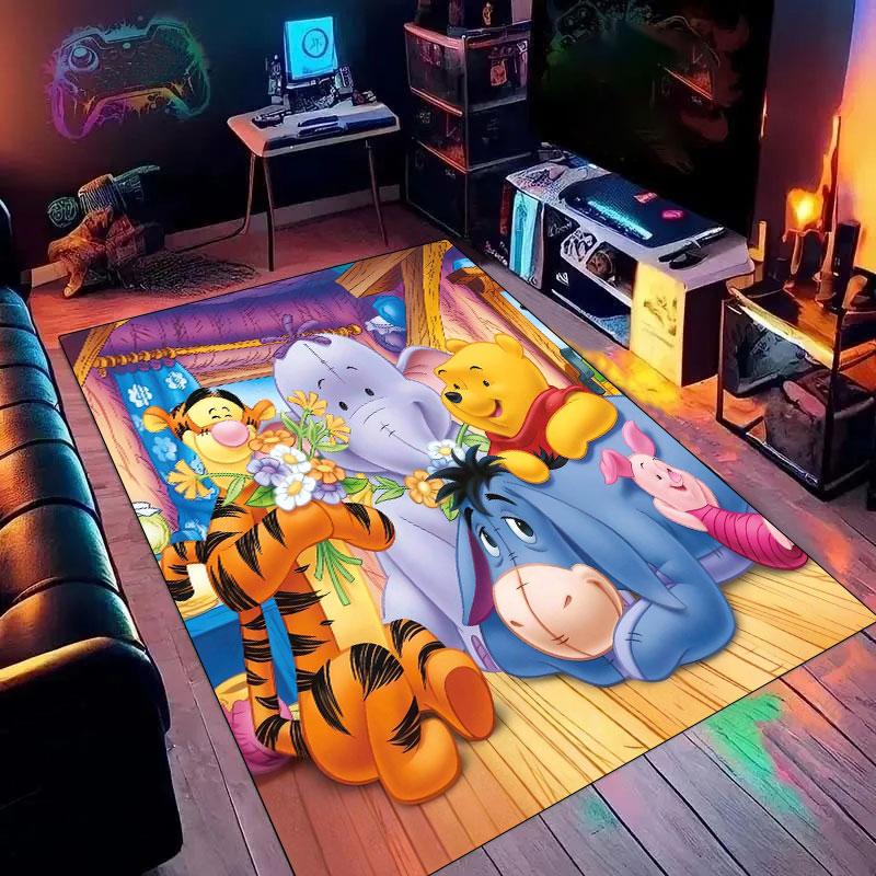 

Winnie The Pooh and Tigger Pattern Rug - Non-slip Kitchen Mat, Outdoor Rug, Home and Bedroom Decor, Yoga Mat, Birthday Gift. 60x90cm