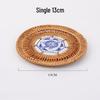 Vietnamese Rattan Tea Coaster Set: Autumn-Inspired Insulating Mats for Tea Ceremony and Kung Fu Tea Set Accessories