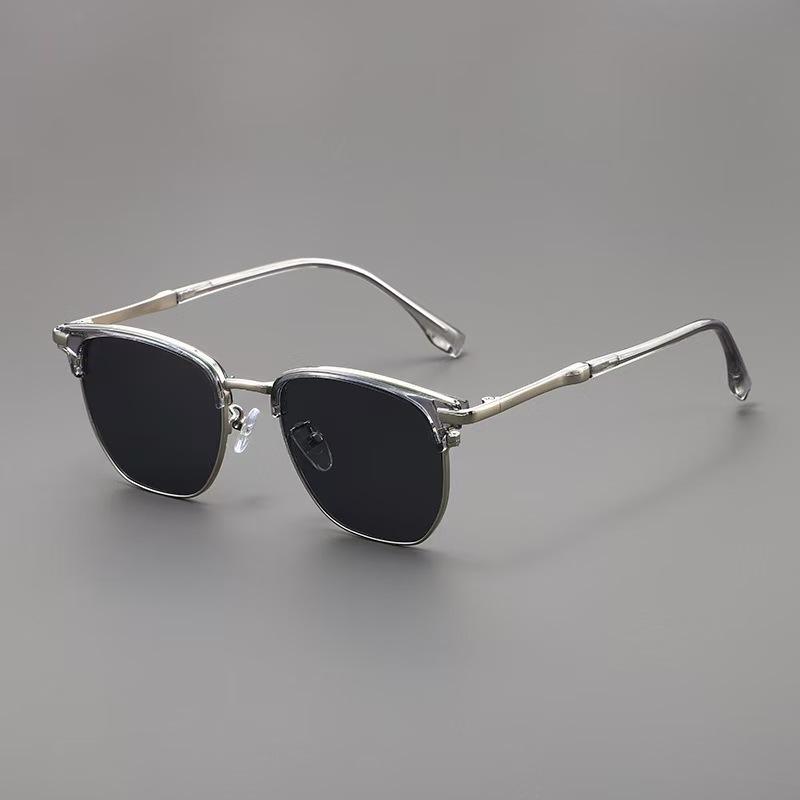 

Luxury Square Sunglasses Men Women Brand Designer Trend Alloy Frame Sun Glasses Vintage Gradient Male Female Feminino