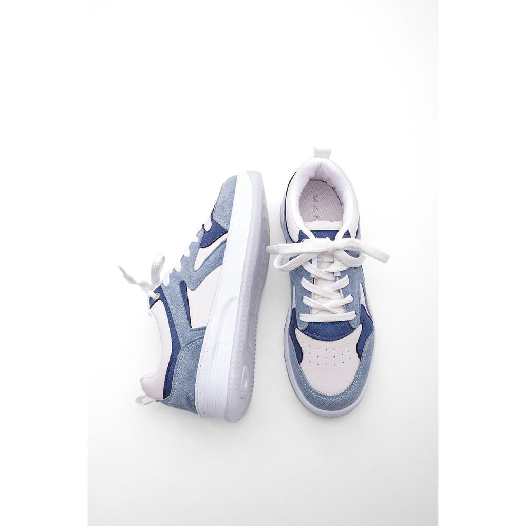 Sneaker femme chaussures de sport à semelle haute Aryan gris daim