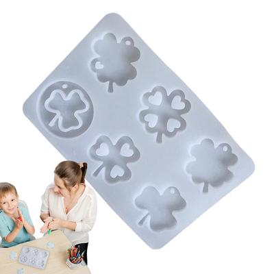 Vierblättriges Glücksklee Silikonform Glücksklee Form Silikonform Kreative Glücksklee Form Silikonform Antihaft Silikonform