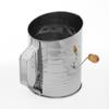 Home Baking Hand Crank Flour Sifter (5 Cup) Stainless Steel Sieve