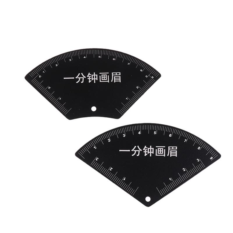 Stainless Steel Fast Drawing Eyebrow Design Ruler Microblading Mapping Tool Shaping Permanent Makeup Drawing Guide Ruler Tattoo