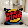 Marke Burger King Kissenbezug Kissenbezug Set Stk x x Atmungsaktiv Waschbar Sofakissenbezug