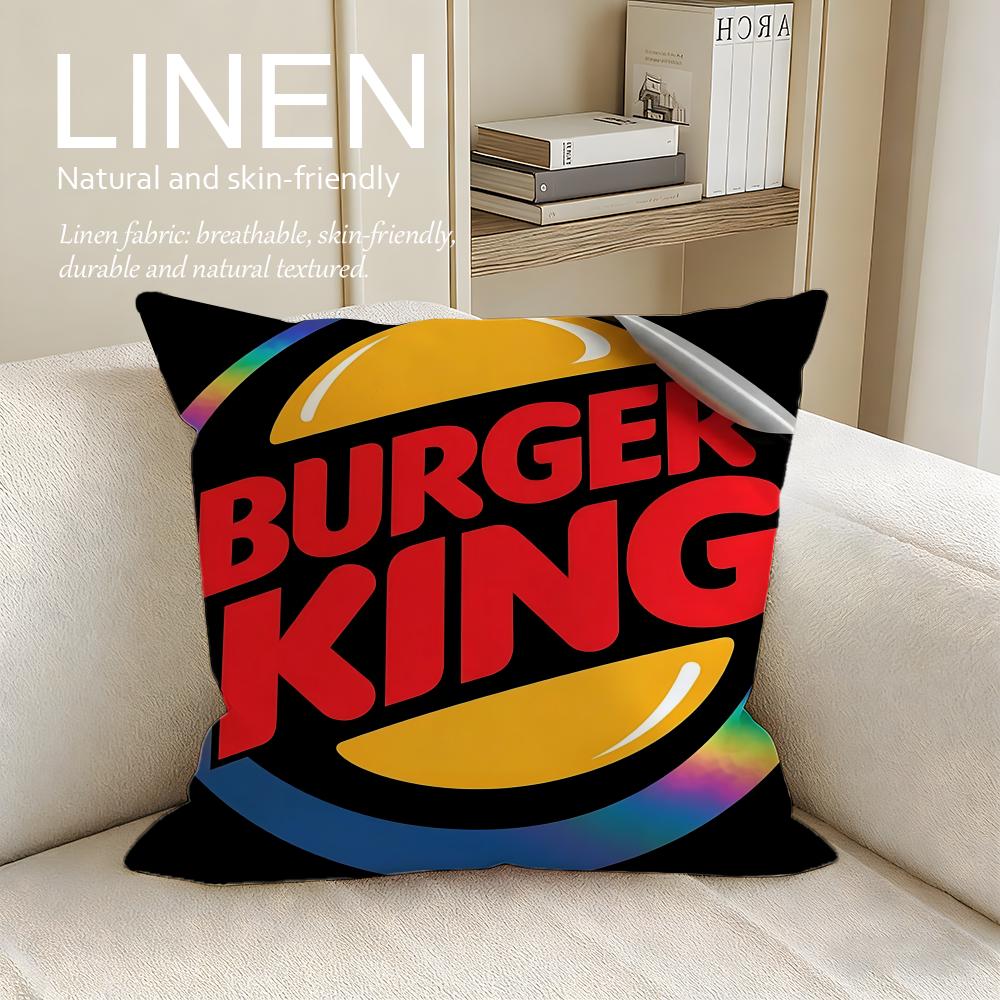 Marke Burger King Kissenbezug Kissenbezug Set Stk x x Atmungsaktiv Waschbar Sofakissenbezug