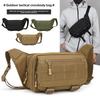Taktische Bauchtasche für Herren, Nyl-Hüfttasche, Große Kapazität, Wasserdicht, Für Wandern, Sport, Crossbody-Umhängetasche für Radfahren, Reisen
