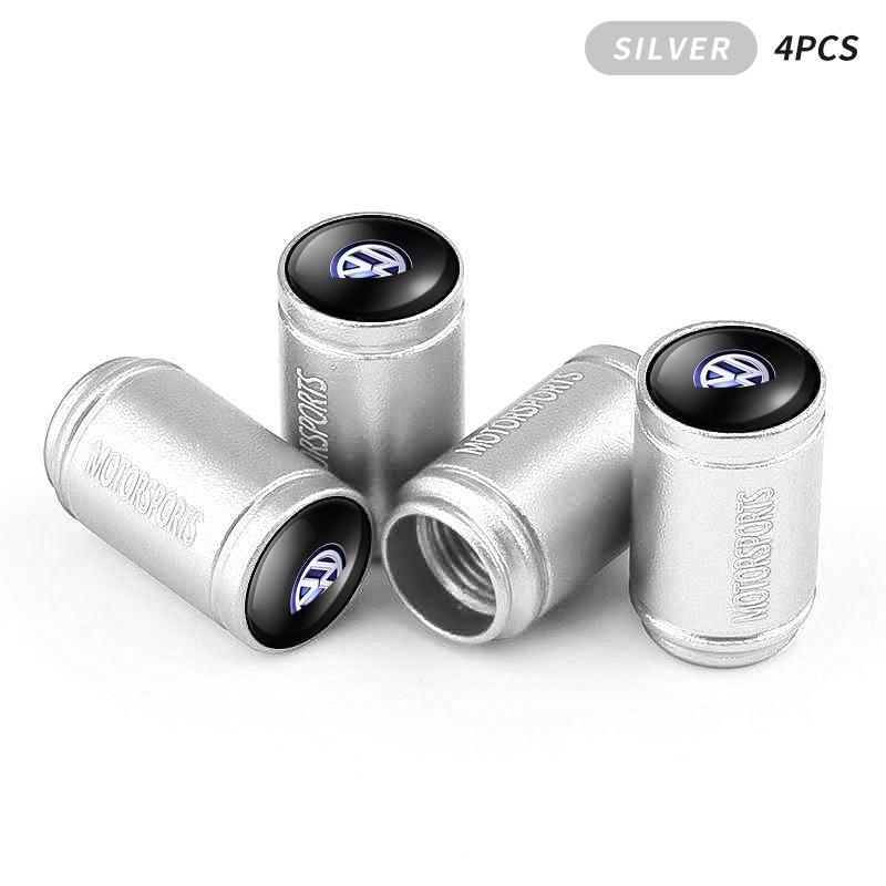 

Car 3D Metal Logo Wheel Stem Air Valve Caps Tire Dust Cover For Volkswagen VW GTI R Golf 7 Polo Tiguan Passat Jetta Lavida Rline