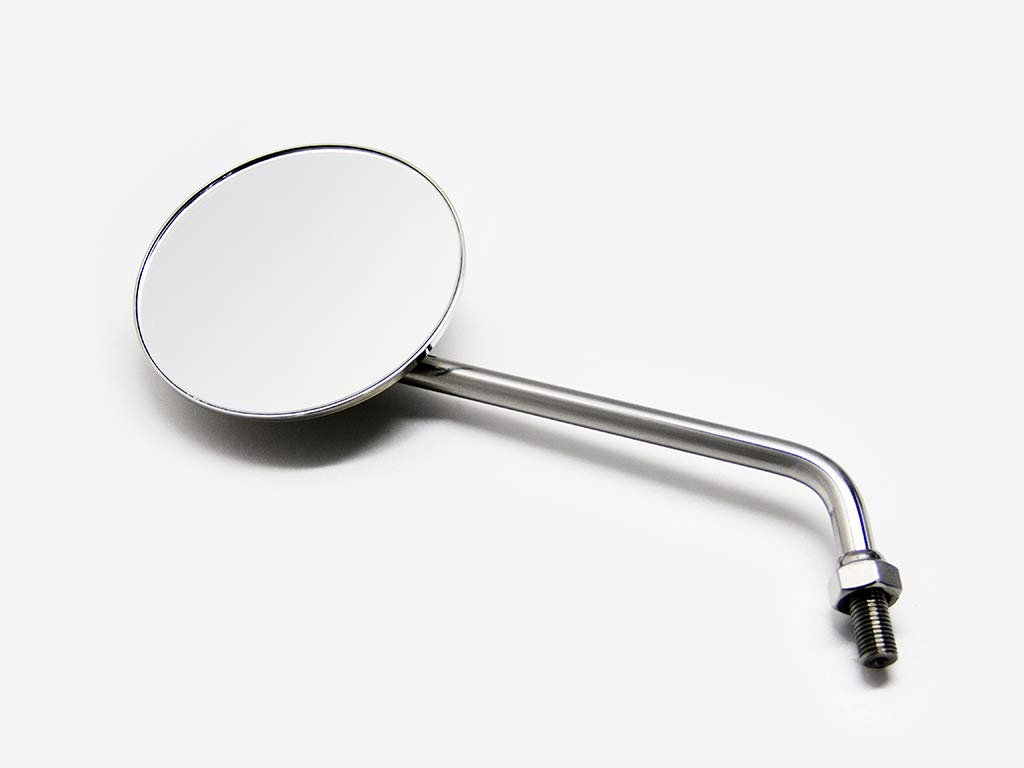 JCMA Mirror Hairline Brass MOTOR ROCK 100 1. (Brass Tag/Brass Rivet) (MR-HC058H)