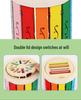 Montessori Wooden Sorting Toy: Color & Shape Bucket for Developing Fine Motor Skills in Early Childhood