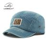Street personality short brim hat women's spring new washed denim cap sunscreen sunshade versatile baseball cap