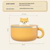 304 Stainless Steel Instant Noodle Bowl with Lid & Water Filter, Cute Large Fast Food Gift Cup for Students.
