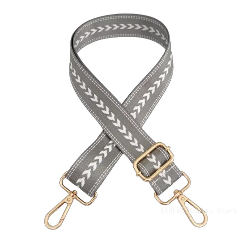New Color Nylon Wide 3.8cm Shoulder Bag Strap Adjustable Straps for Crossbody Messenger Shoulder Bag Accessories Handbag Straps