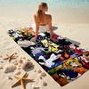 Japanese Anime Cartoon NARUTO Famous Uzumaki Naruto  Beach Towel Outdoor Camping Beach Towel for Vacation Swim Outdoor Pool Absorbent Bath Towel Y14