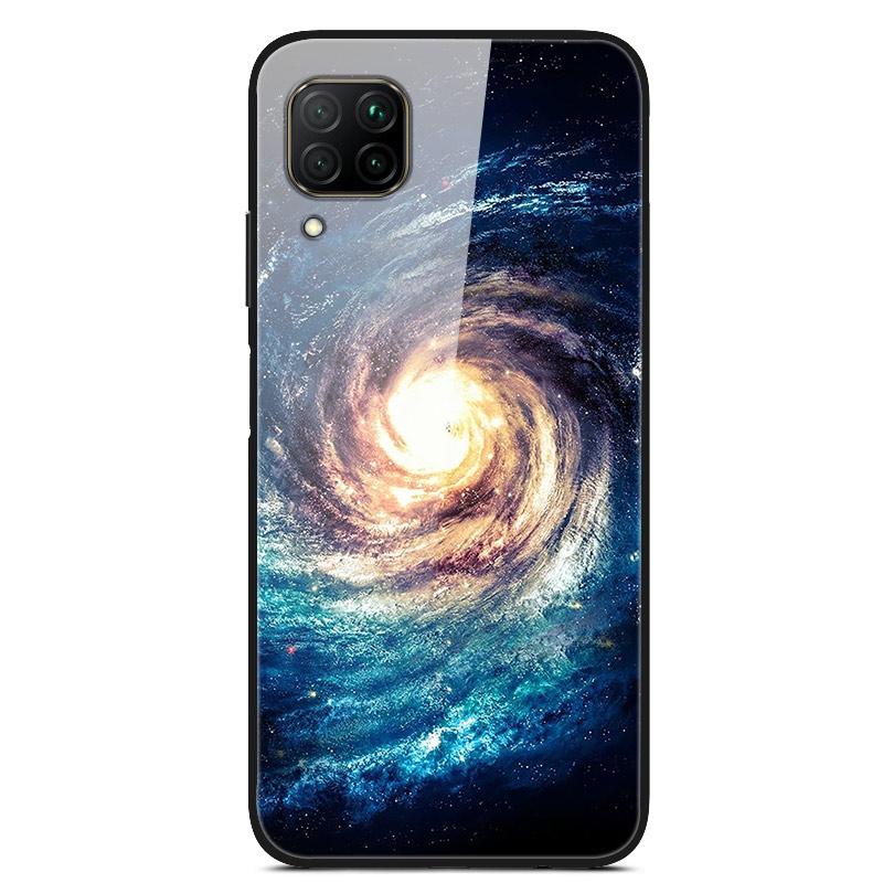 Luxury Cover Case for Huawei P40 Lite Tempered Glass Cover for Huawei P40 Lite E Phone Case for Huawei P 40 Lite Coque P40Lite E