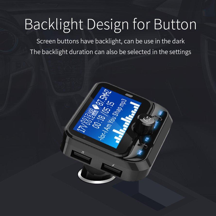 Buy Car Wireless FM Transmitter BC32 1.8 Inch Large Screen Car Supports