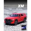 1/24 Scale BMW XM SUV Alloy Diecast Car Model Toy Simulation Off-Road Vehicles with Sound Light Spray Collection Toys for Kids Gifts