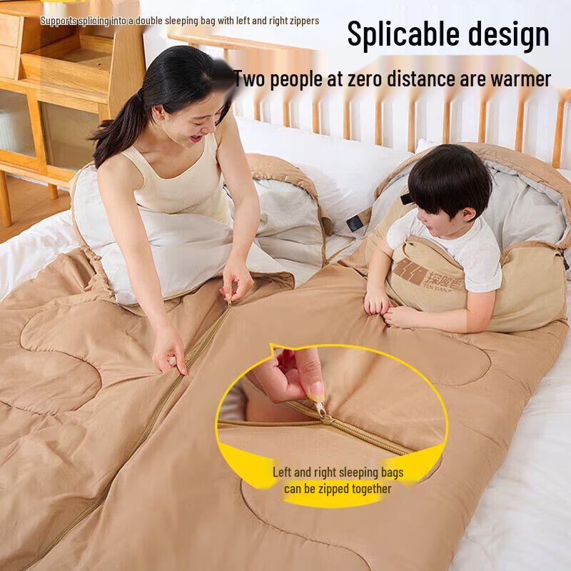 TAN XIAN ZHE Thickened Winter Camping Sleeping Bag